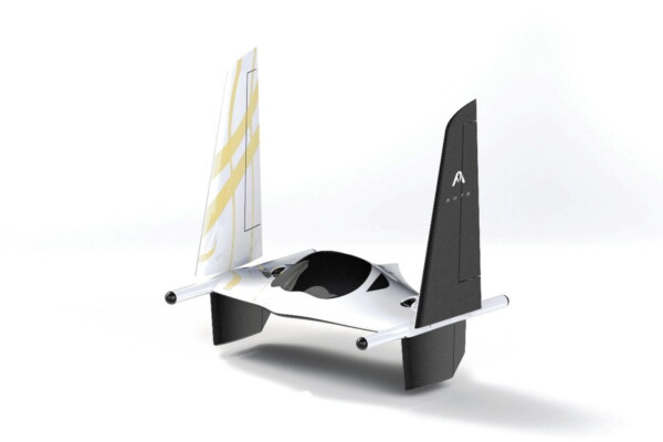 Conceptual image of the Ranger vertical takeoff plane by Aura Aerospace.