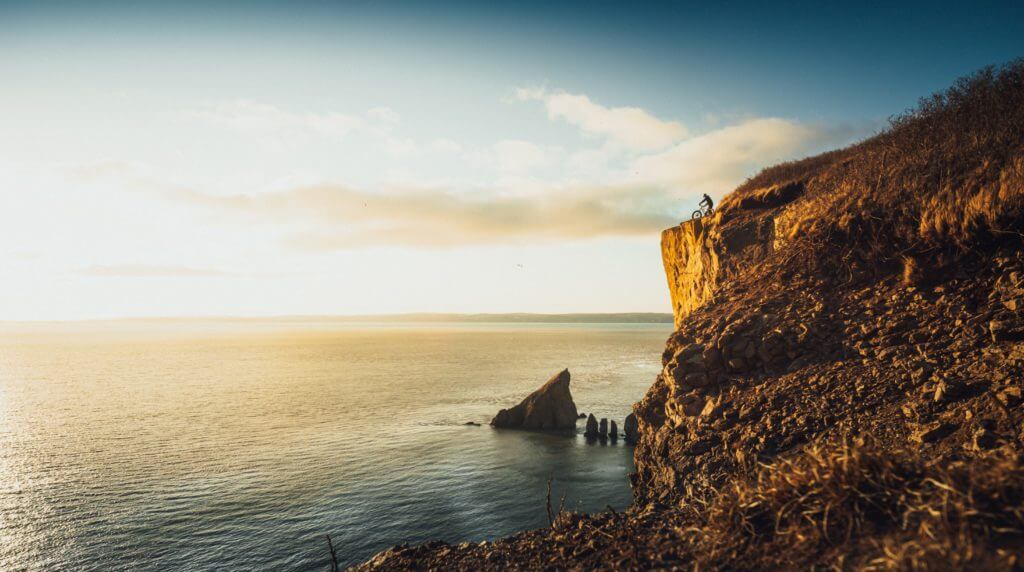 Bay of Fundy seen from Cape Split in Nova Scotia.