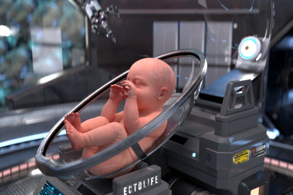 Lab-grown baby in artificial womb at EctoLife facility