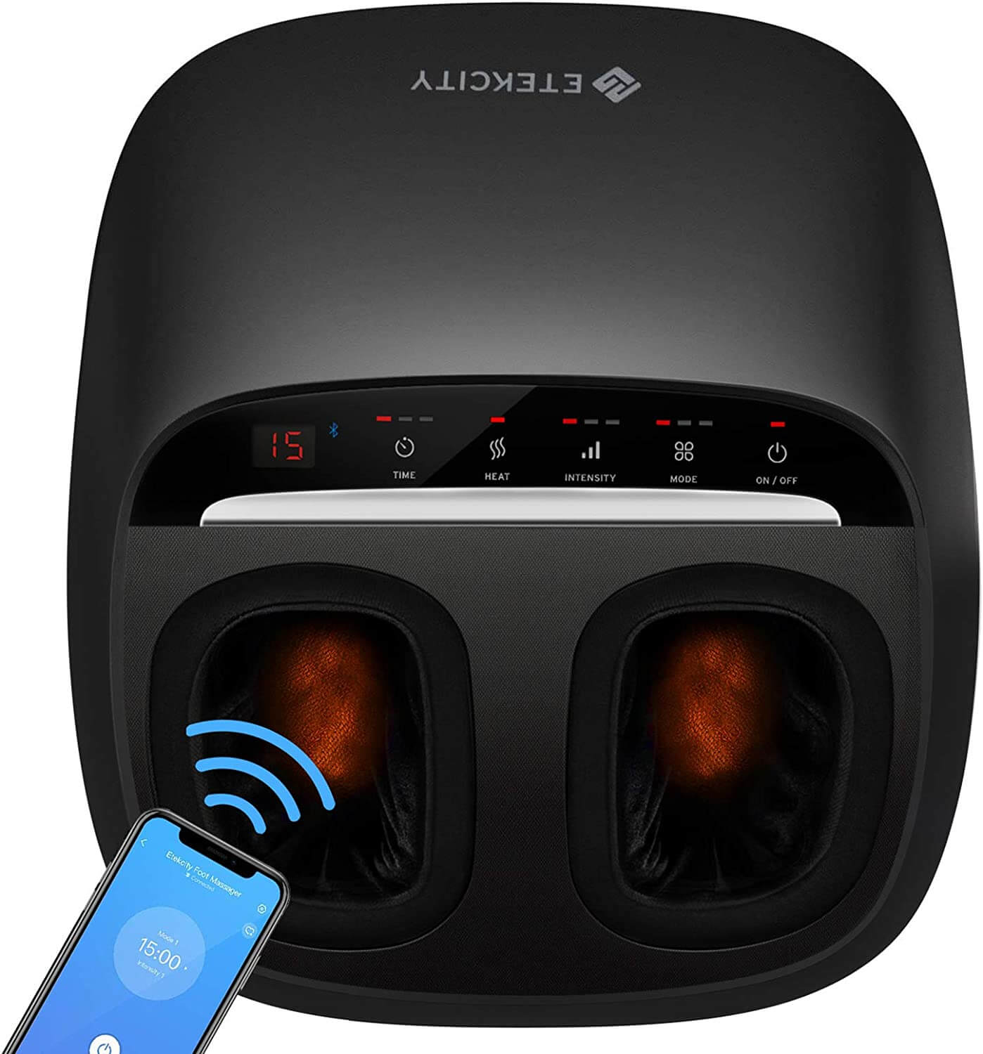 foot massager with smartphone controls