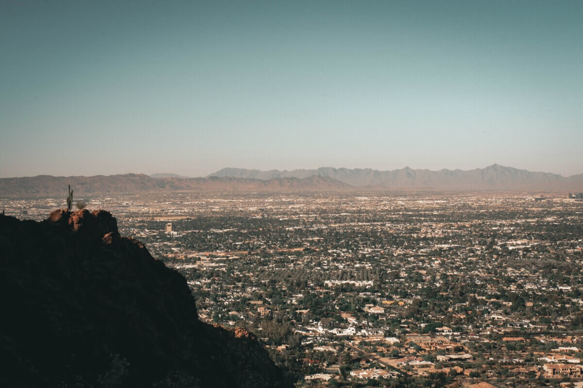 View of Phoenix, Arizona skyline