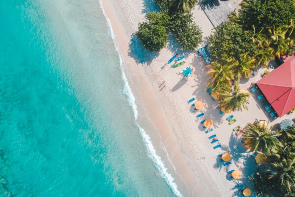 Caribbean beach resort vacation