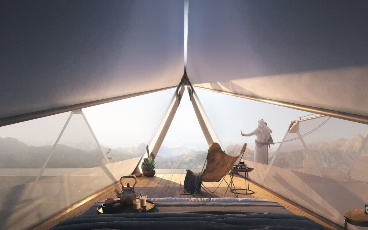 Floating Retreat in UAE mountains