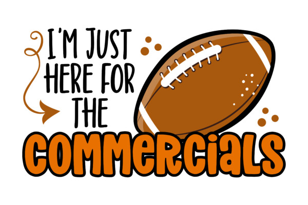 I'm just here for the commercials graphic