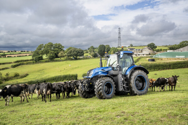 Tractor runs completely on cow manure