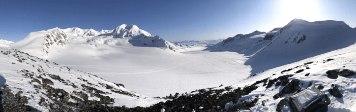 Glaciers during the daytime