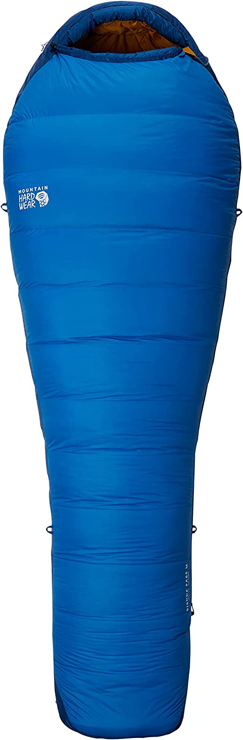blue sleeping bag
