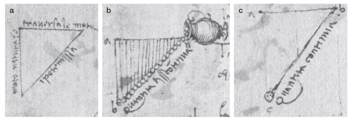 A sketch by Leonardo Da Vinci
