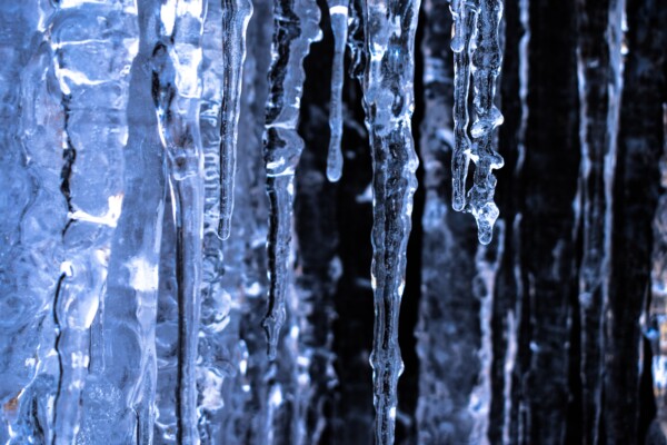 Icicles hanging