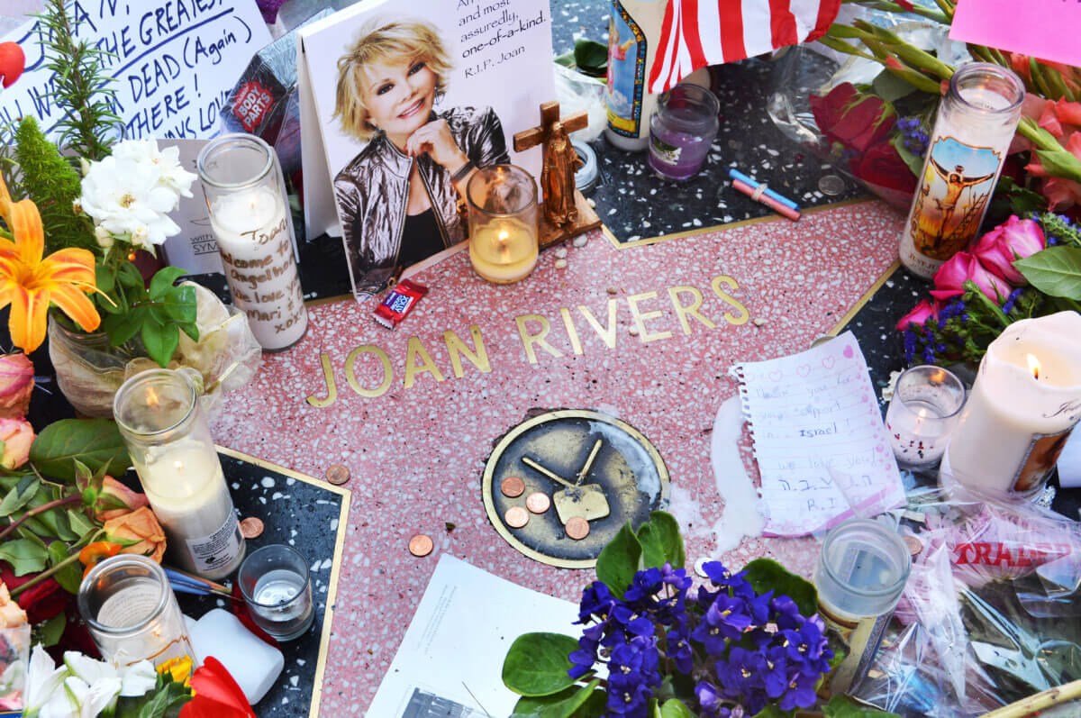 Hollywood,,Ca,September,6,,2014:,Joan,Rivers’,Star,On,The