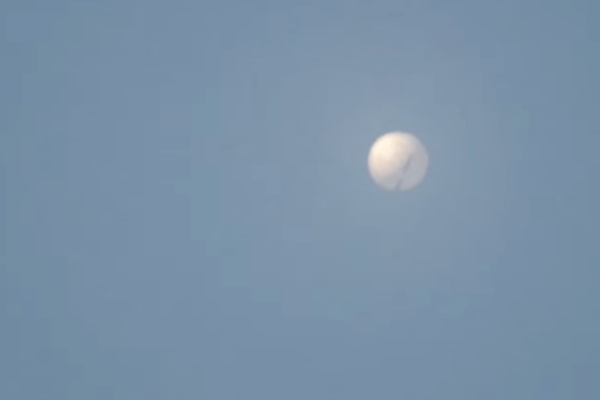 Chinese spy balloon seen over U.S.