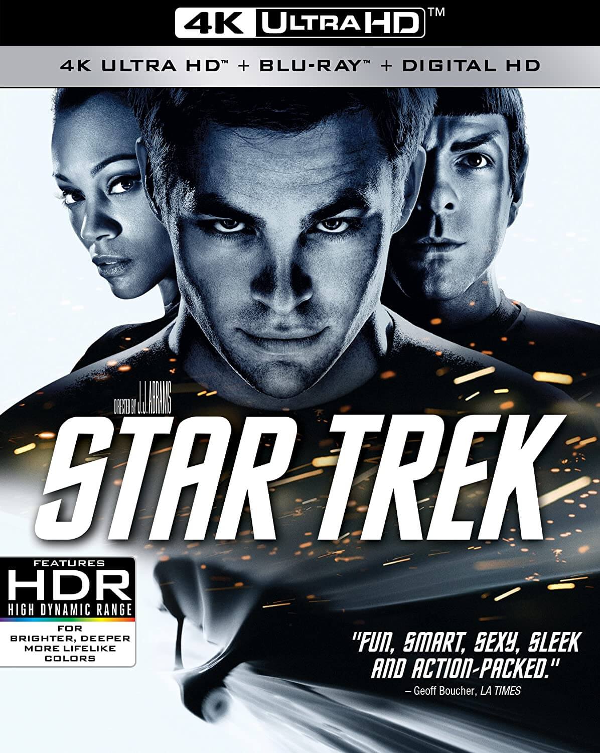 "Star Trek" DVD cover for 2009 version