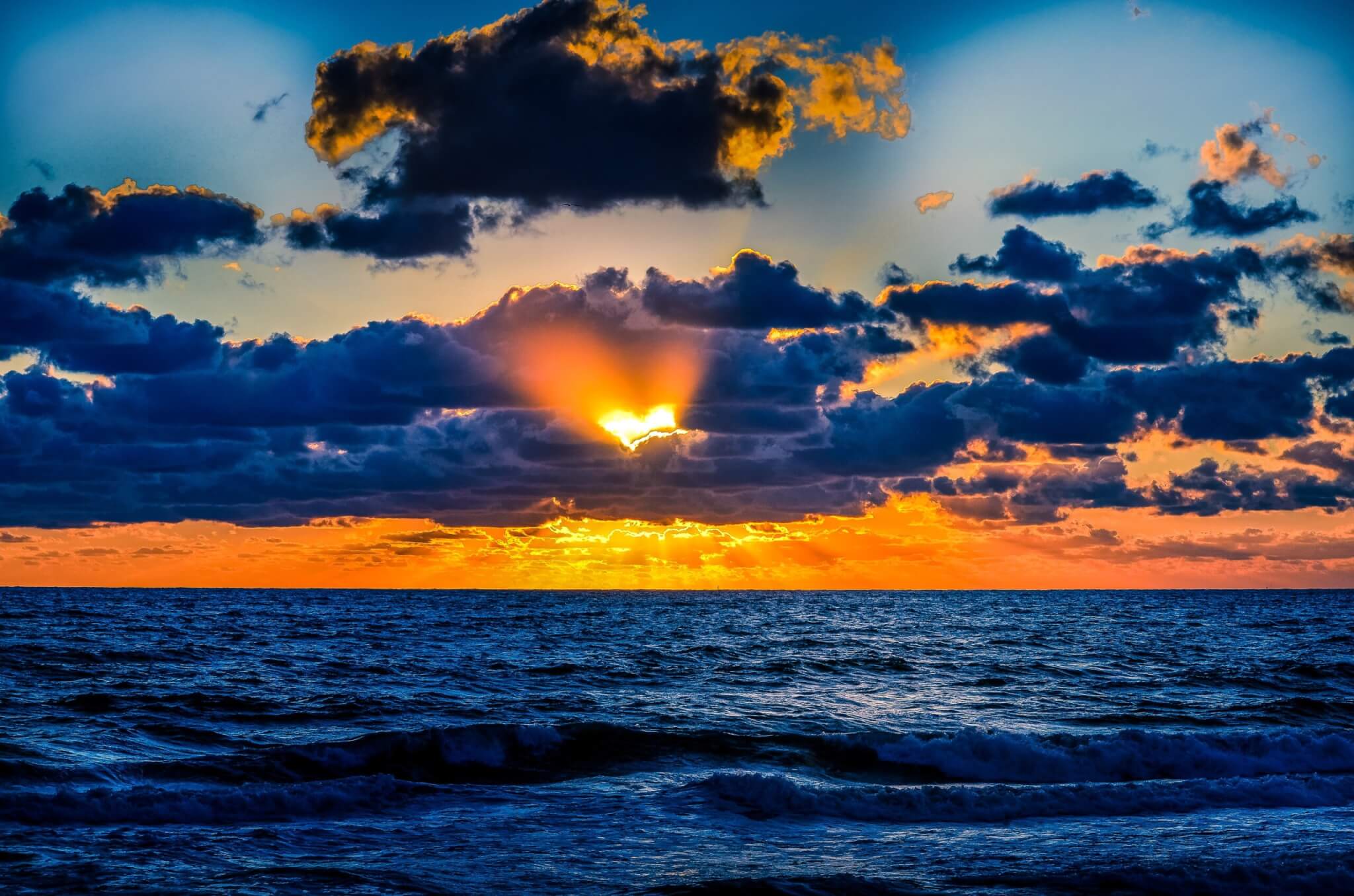 sunset in Virginia Beach