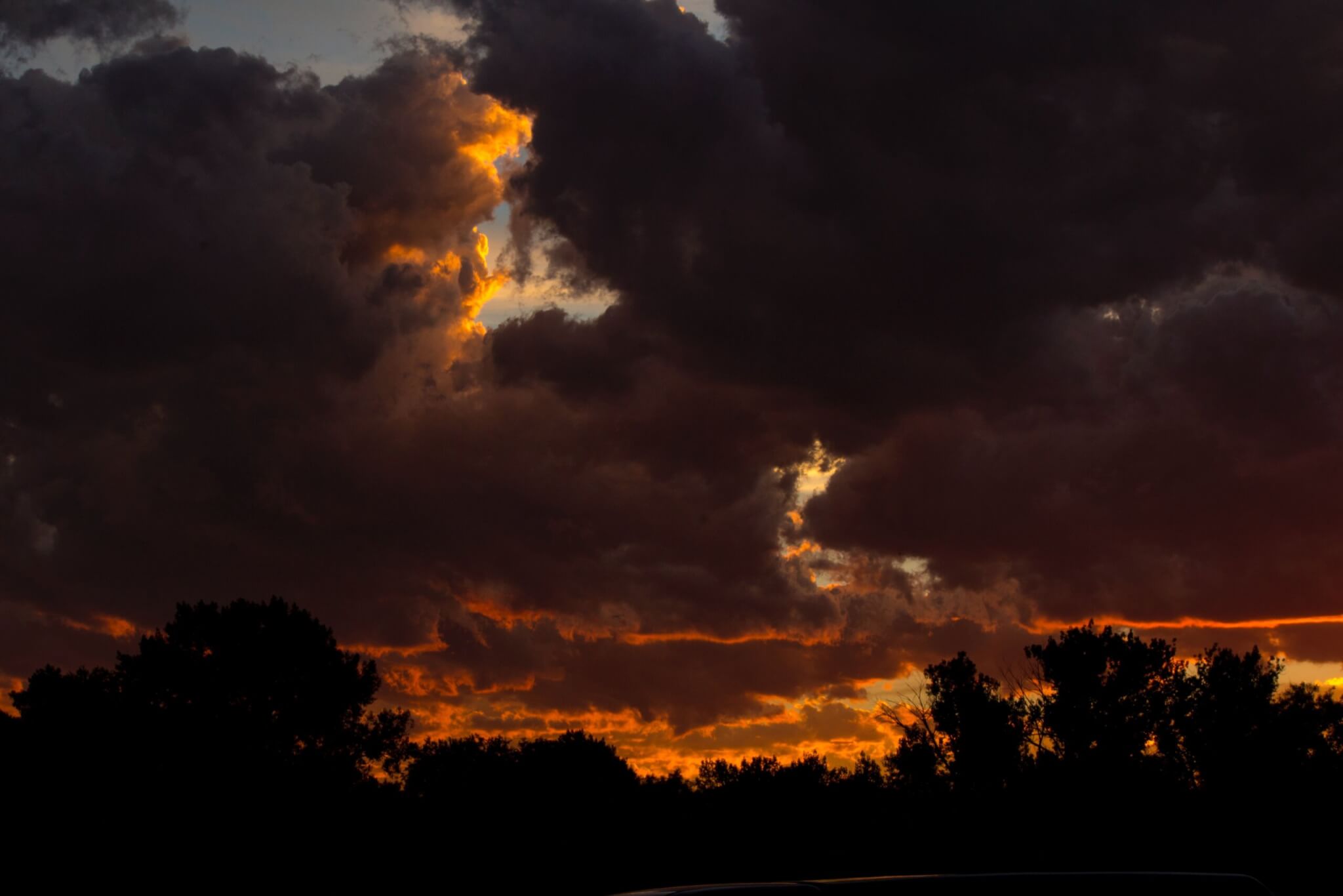 sunset and clouds