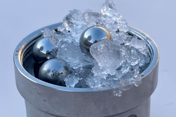A cup of ice