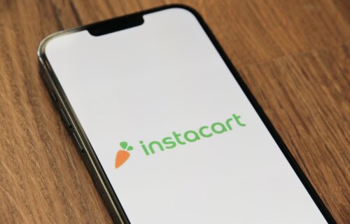 Instacart on a phone