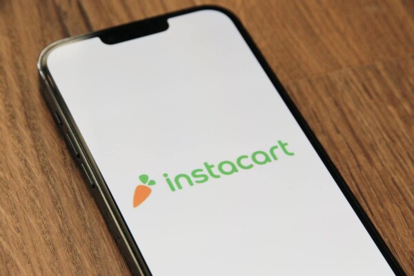 Instacart on a phone