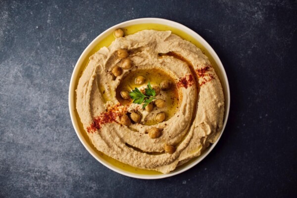 hummus in a bowl