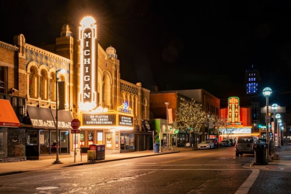 Michigan Theater and State Theater in Ann Arbor, Michigan
