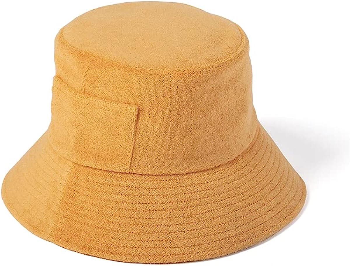 Lack of Color Wave Bucket Hat in tangerine