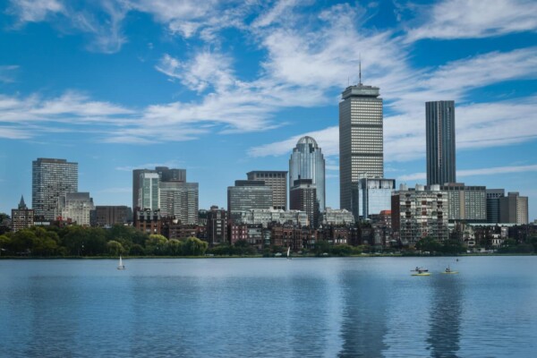 Cambridge skyline in Massachusetts