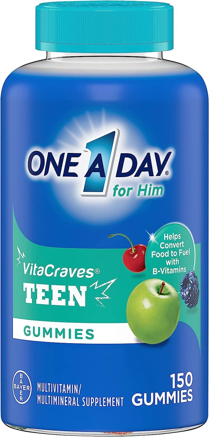 ONE A DAY Teen for Him Multivitamin Gummies