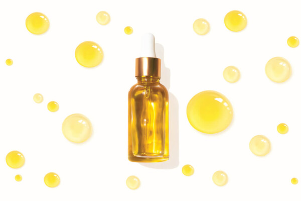 Retinol serum bottle