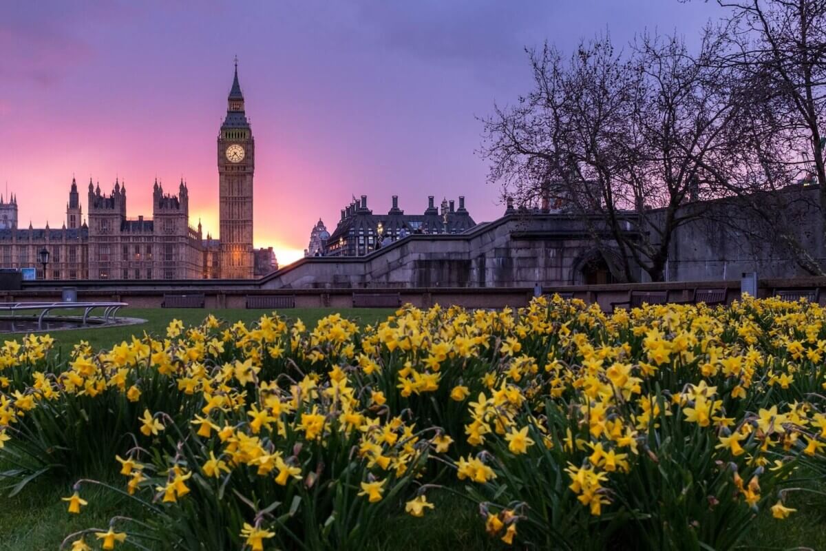 England, United Kingdom clock tower