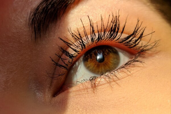 long eyelashes