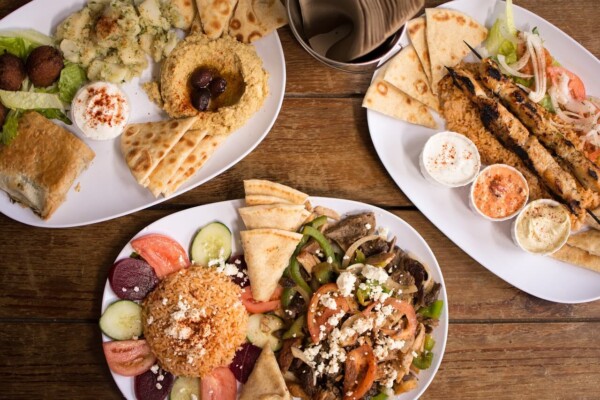 Greek food platters