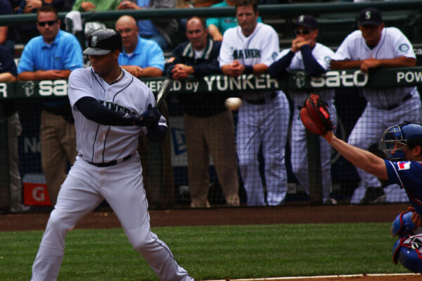 Ken Griffey, Jr. at bat
