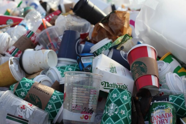 Plastic waste created by big corporations