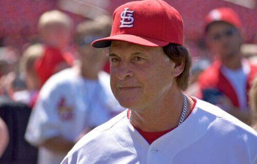 Tony LaRussa as manager for the Cardinals
