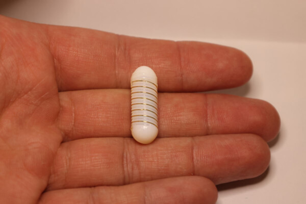 An ingestible capsule that delivers an electrical current can stimulate the release of hormones.