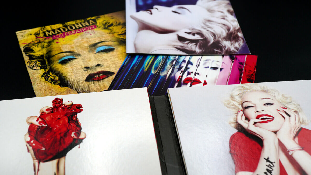 Various albums by Madonna