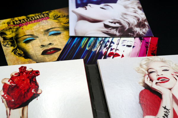 Various Madonna albums.