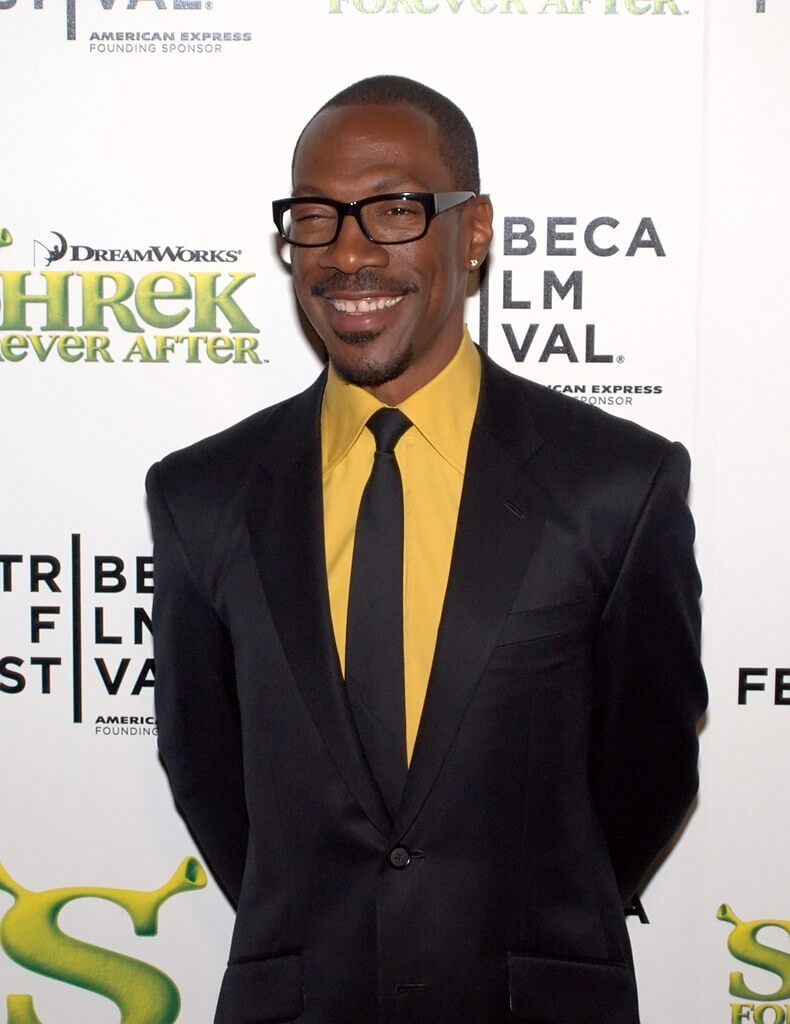 Eddie Murphy on the Tribeca Film Festival carpet in 2010