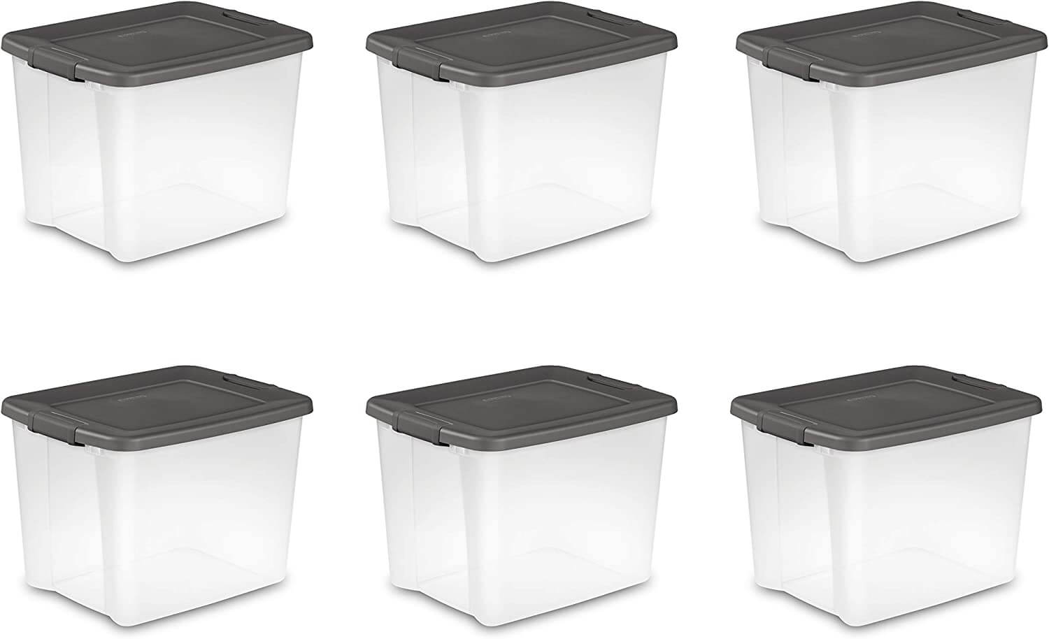 Sterilite Totes 50-Quart 6-pack
