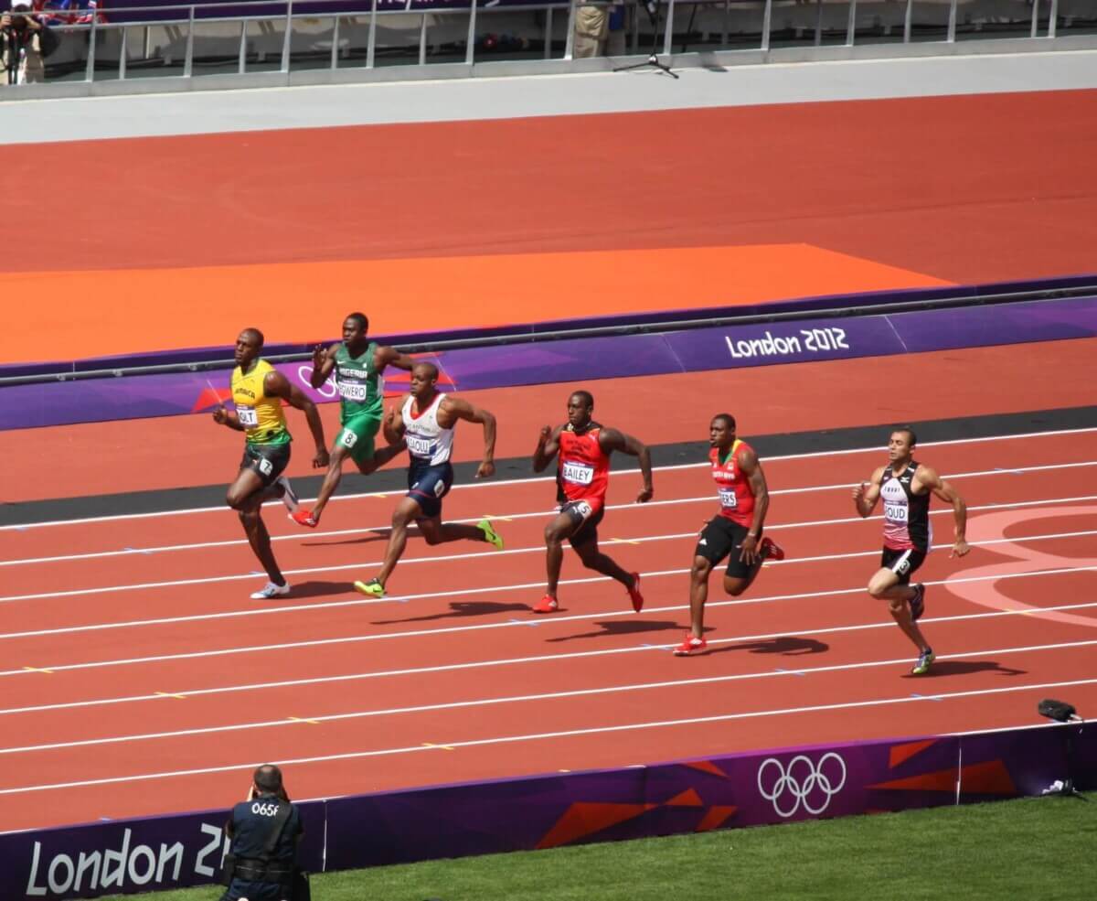 Usain Bolt running