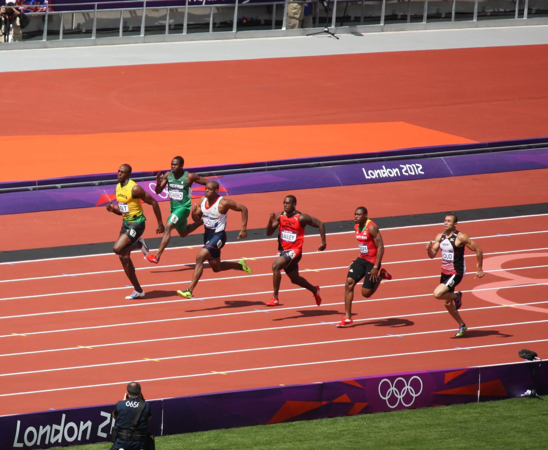Usain Bolt running