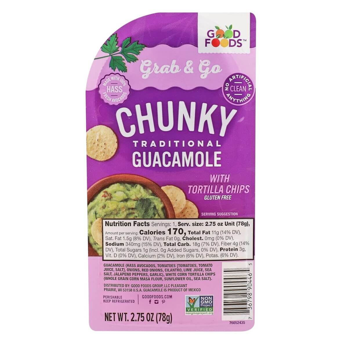 Good Foods Grab & Go Chunky Guacamole