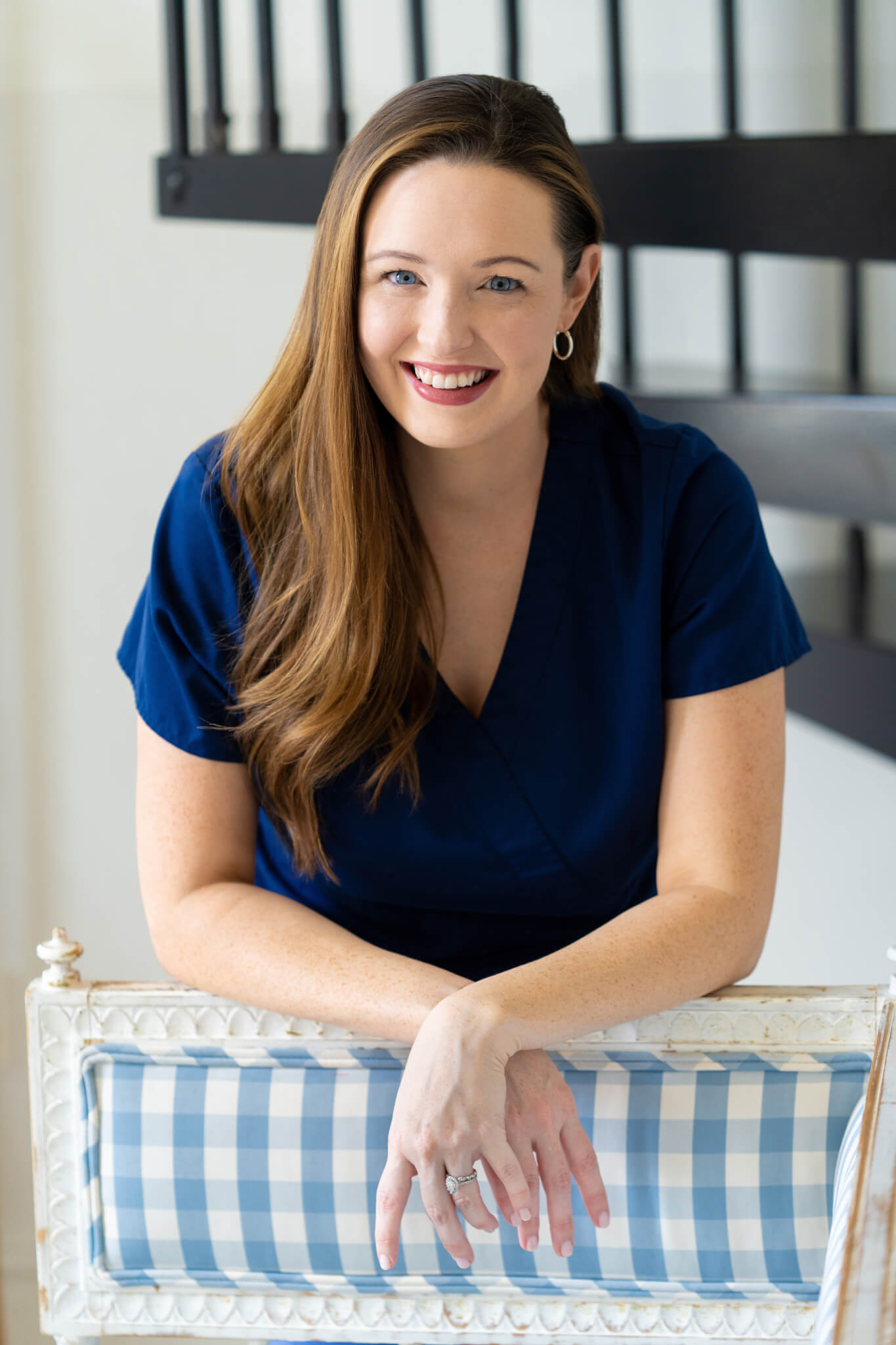 Hadley Vlahos, 30, has worked as an at home end-of-life carer for eight years. 