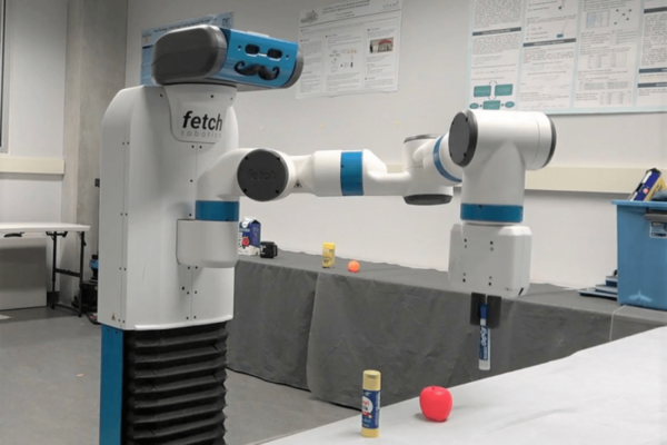 Fetch, the robot used in the research.