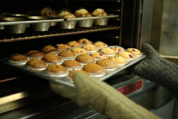 Baking muffins