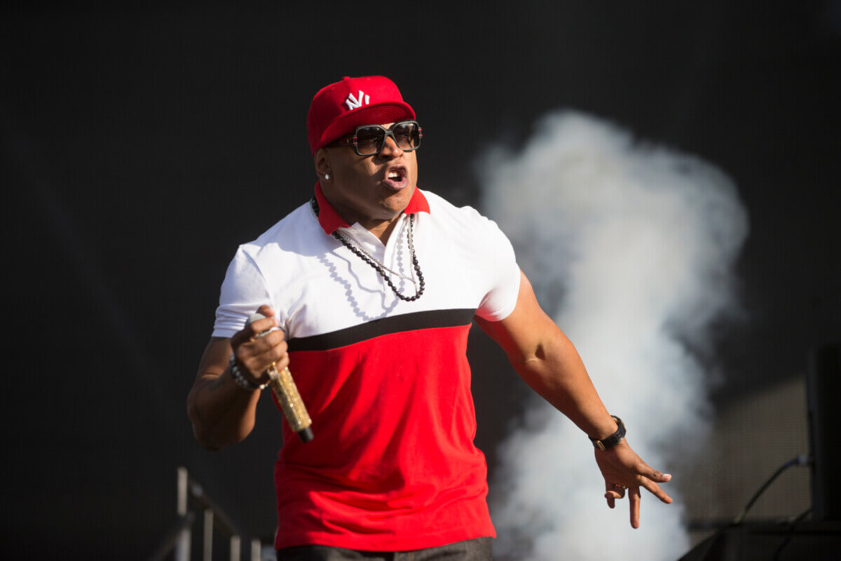 LL Cool J performing at BottleRock in California 2014