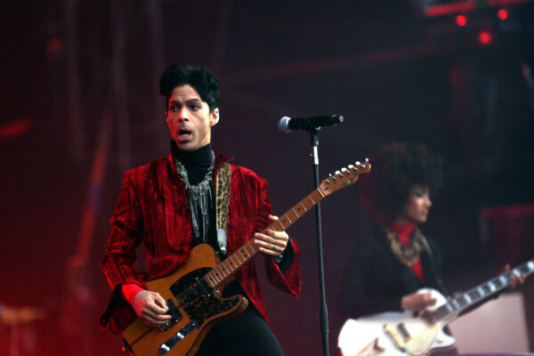Prince in concert at the annual Sziget Festival in Budapest, Hungary, 2011