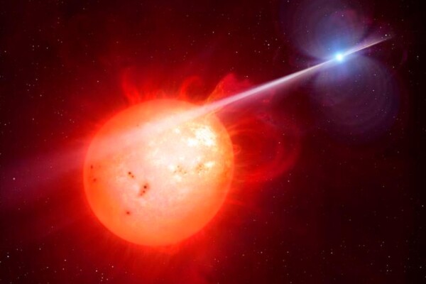 Image of white dwarf pulsar
