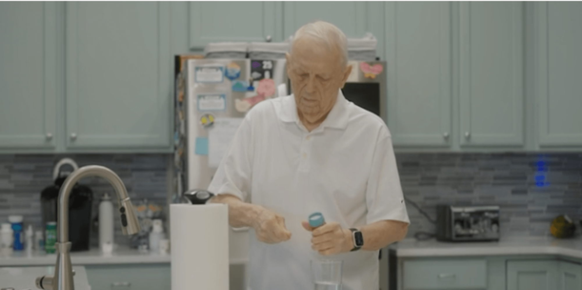 Doug Hull takes medication at his home in Florida that targets a specific gene mutation that caused his cancer to be resistant to chemotherapy. He is able to participate in clinical trials being conducted at The Ohio State University Comprehensive Cancer Center – Arthur G. James Cancer Hospital and Richard J. Solove Research Institute from hundreds of miles away, something researchers hope is the future of cancer research.