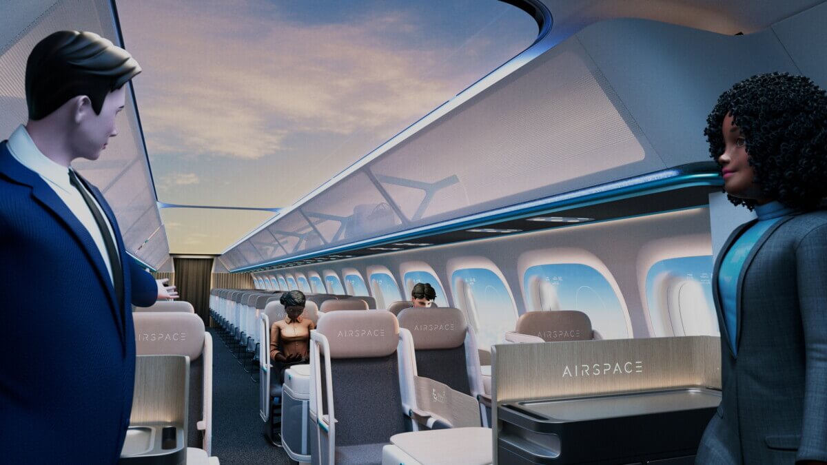 Airbus plane sky