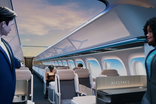 Aerospace giant Airbus reveals concept art of their next-gen airplane cabins.